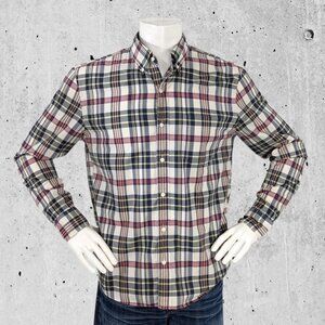 J Crew Shirt Size Large Slim Untucked Multi-Color Plaid
